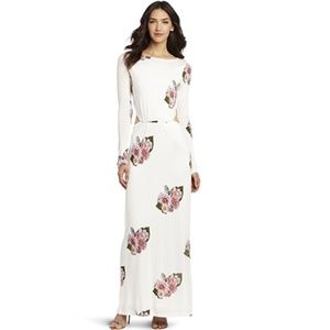 Floral Maxi with Dramatic Open Back